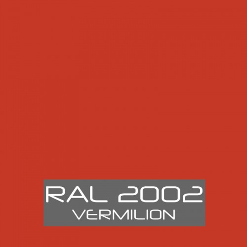 RAL 2002 Vermillion tinned Paint